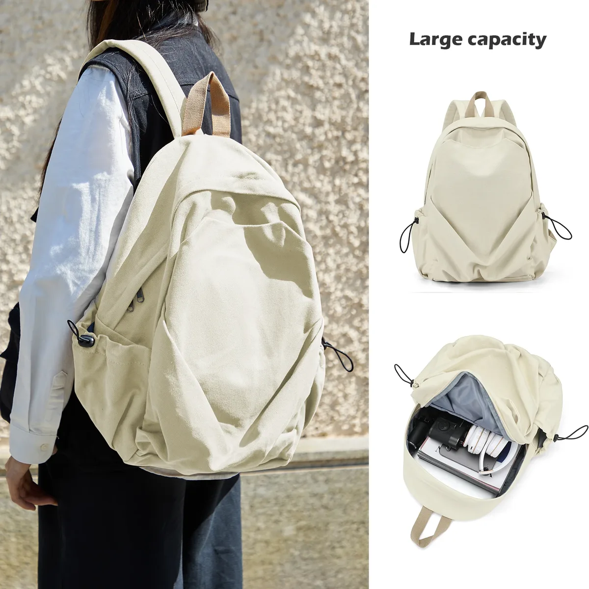 sac à dos scolaire pour fille et garçon, grande capacité, imperméable, sac à dos pour adolescents, sac à dos de voyage pour femmes, sac à dos décontracté pour ordinateur portable