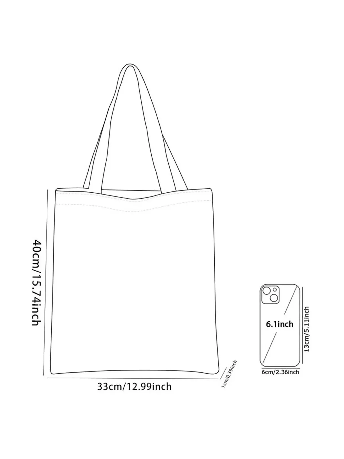 sac à main décontracté imprimé motif cerises, sac à dos réutilisable et tendance, sac à main multifonctionnel, sac de shopping en toile