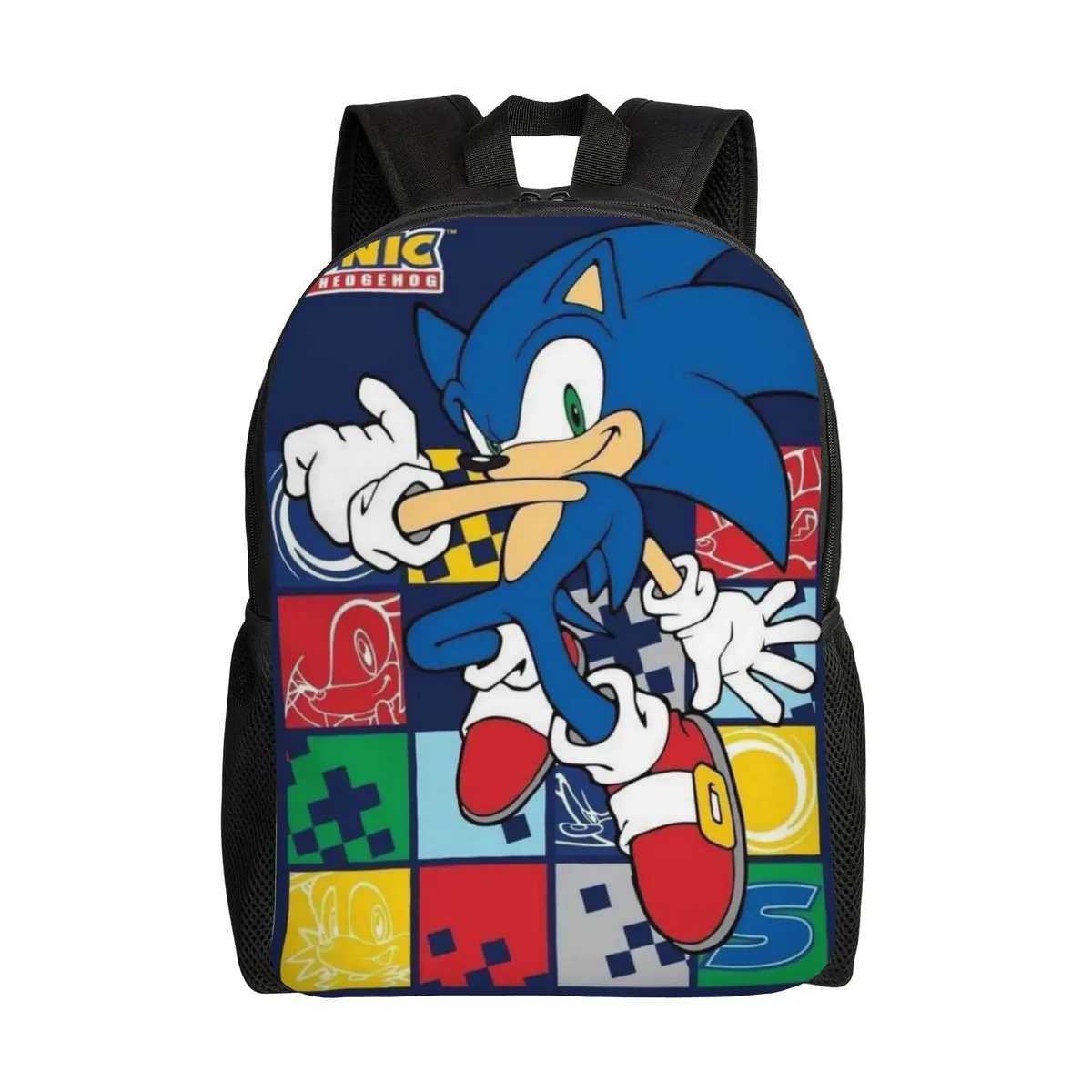 sac à dos sonices the h-hedgehogs, sacs à dos modernes pour femmes et hommes, grands sacs de voyage pour lycée, sac à dos de haute qualité