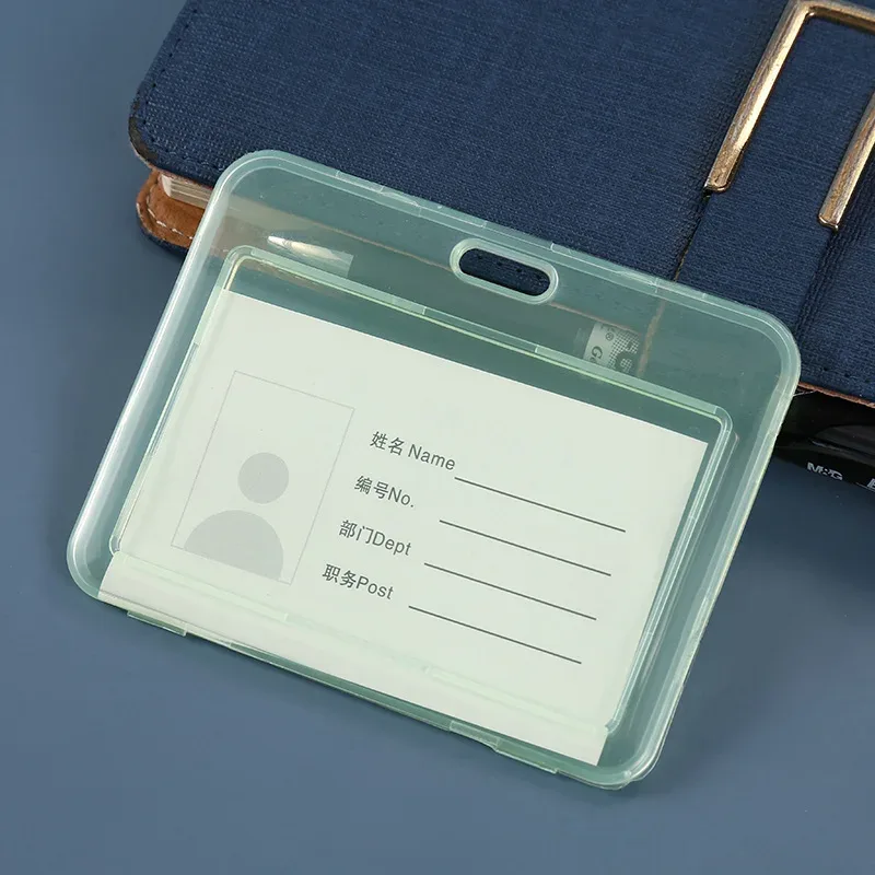 porte-carte de bus pour étudiants, 1 pièce, porte-badge pour cartes de crédit, carte d'identité bancaire, fournitures scolaires, nouvelle couverture de carte transparente