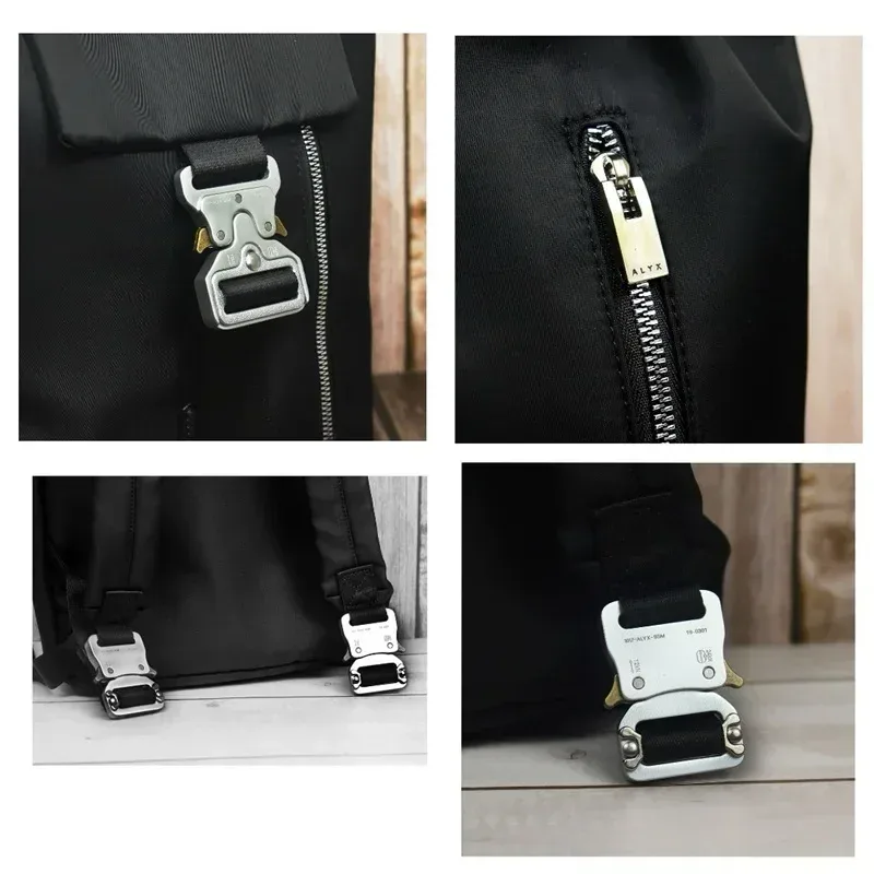 alyx sacs à dos boucle sacs à fermeture éclair meilleure qualité hommes femmes alyx sac à dos noir