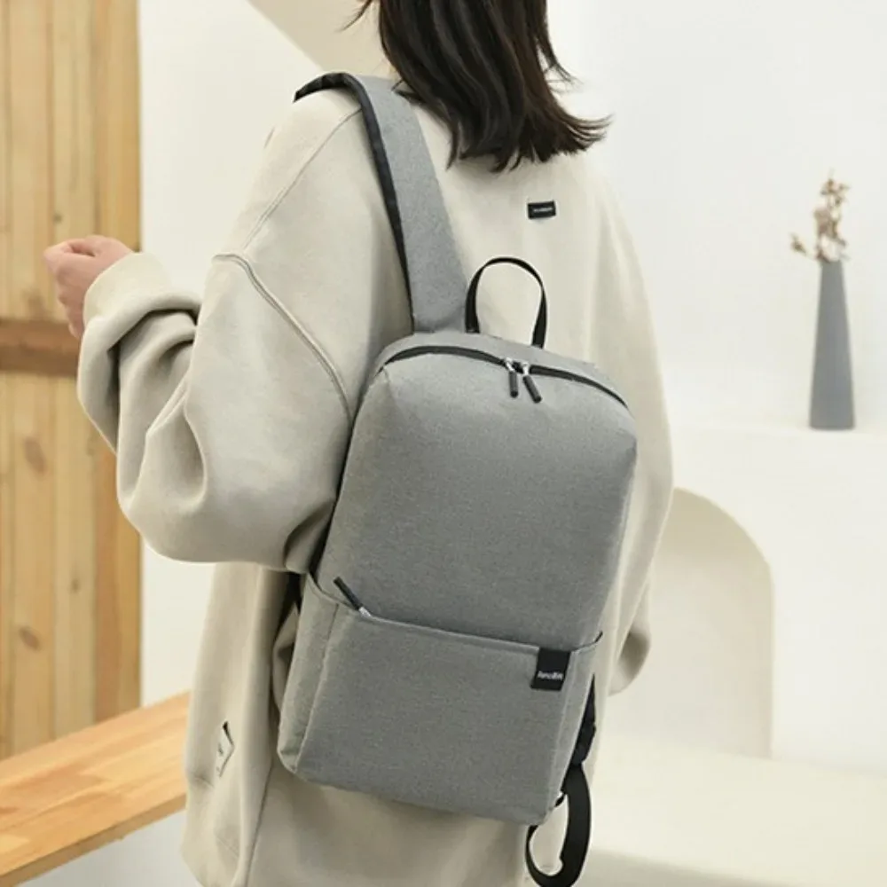 petit sac à dos de grande capacité, portable, solide, étanche, sacs d'école, unisexe, plusieurs poches, voyage, document