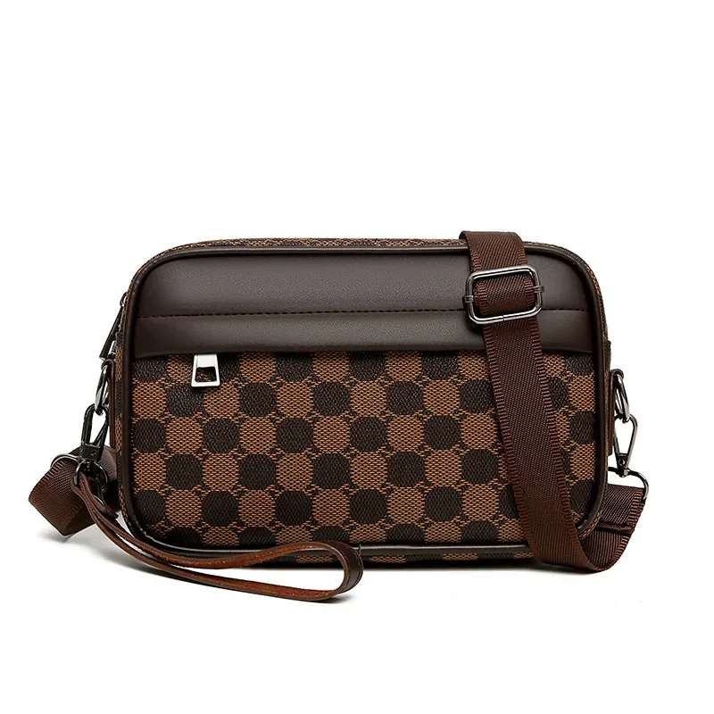 sacs de taille en cuir pu pour hommes, sacs à bandoulière d'affaires de qualité supérieure pour hommes, rangement de voyage à la mode, sacs à bandoulière pour téléphone, pochette