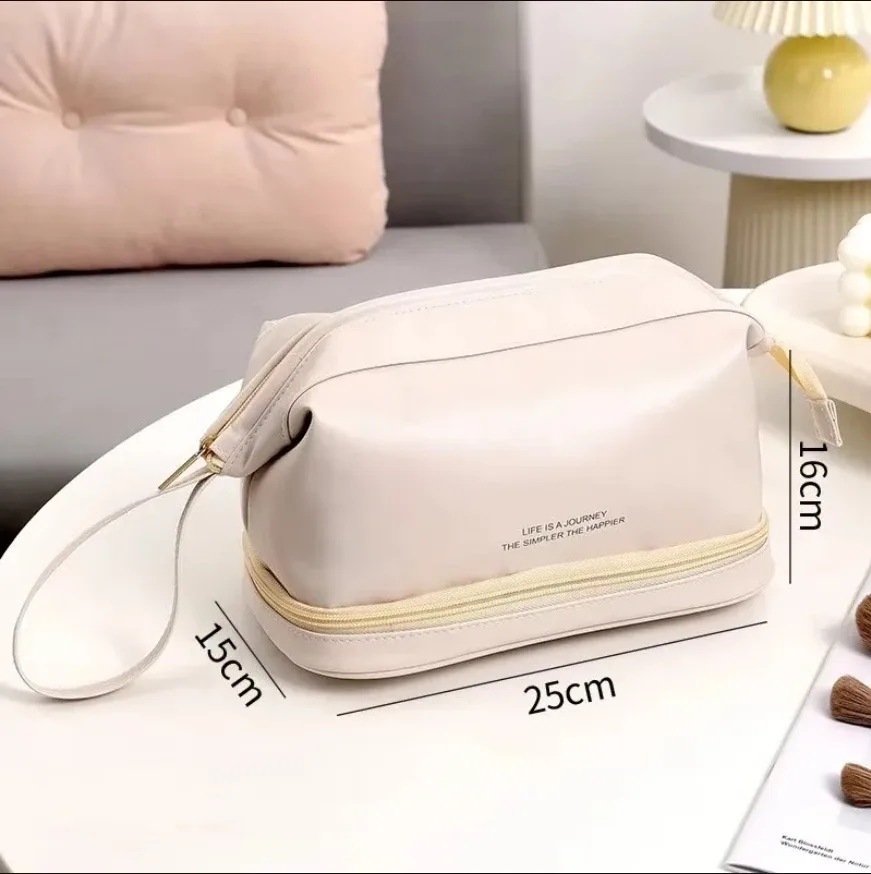 sac de rangement de cosmétiques, grande capacité, portable, ins, haut de gamme, célèbre sur internet, nouveaux cosmétiques de voyage, sac de rangement de produits de toilette