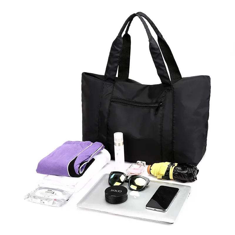 sac de voyage portable de grande capacité pour femmes, sac à roulettes tendance, sac de loisirs étanche, sac à bagages courte distance, sac universel