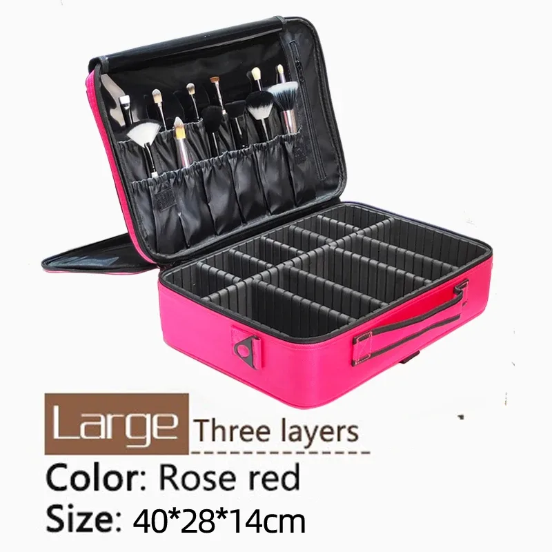 nouveau sac cosmétique professionnel pour femmes haute qualité oxford grande capacité étui de maquillage de voyage pour maquilleur