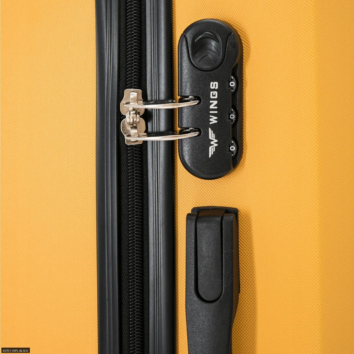 Ensemble de 3 valises rigides XL 20 ", 24 ", 28 " (75x47x28 cm/66x42x24 cm) et valise cabine 55x35x22 cm KESTREL ABS+, avec poignée télescopique réglable et 4 roues pivotantes à 360°. ° Serrure à code, bagage à main Rose Doré/Champagne/Jaune/Bleu Marine/Noir