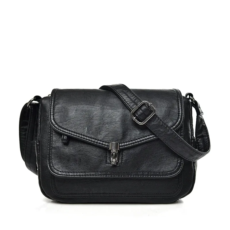 sac à bandoulière vintage 2026 pour femme en cuir souple, petit sac fourre-tout décontracté, sac à main tendance pour dames