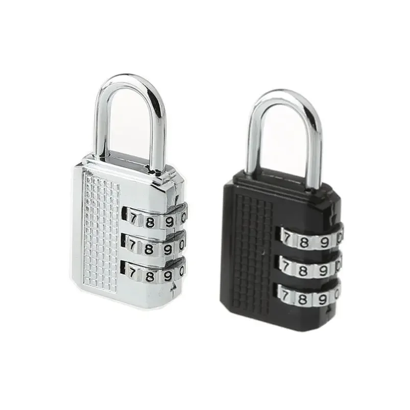 cadenas métallique combinatoire chaîne metaillique noir gris chaîne épaisse boutons extremite voyage valise sécurité