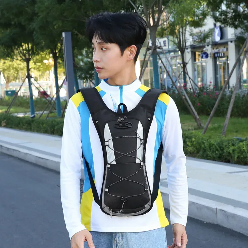 sports de plein air vélo cyclisme sac à eau pack randonnée alpinisme course voyage unisexe double sacs à bandoulière en vente