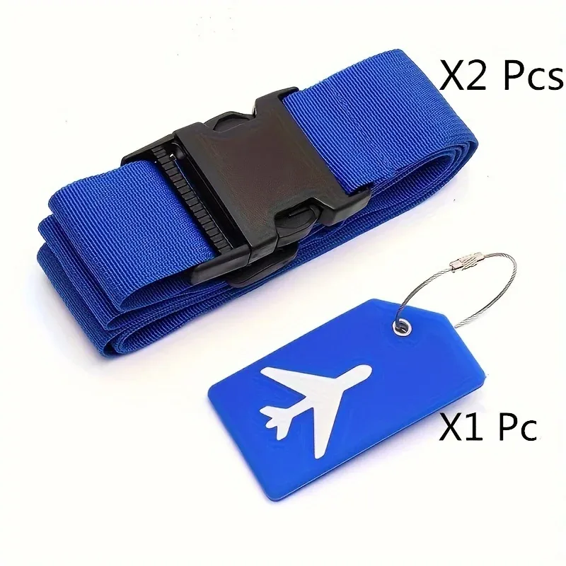 sangle bagage tissu couleur vibrante fixation orange noir voyage identification bagage belt boulon réglable prévention craquelures transport