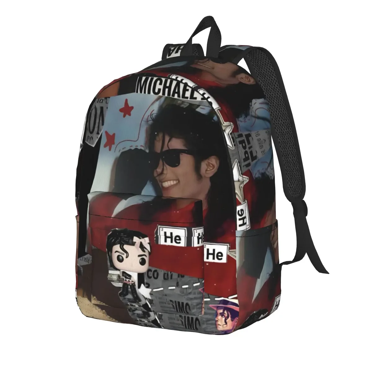 sac à dos michael jacksons musical movie 2026 pour hommes et femmes, sac à dos léger en toile pour ordinateur portable, idéal pour le lycée et les affaires