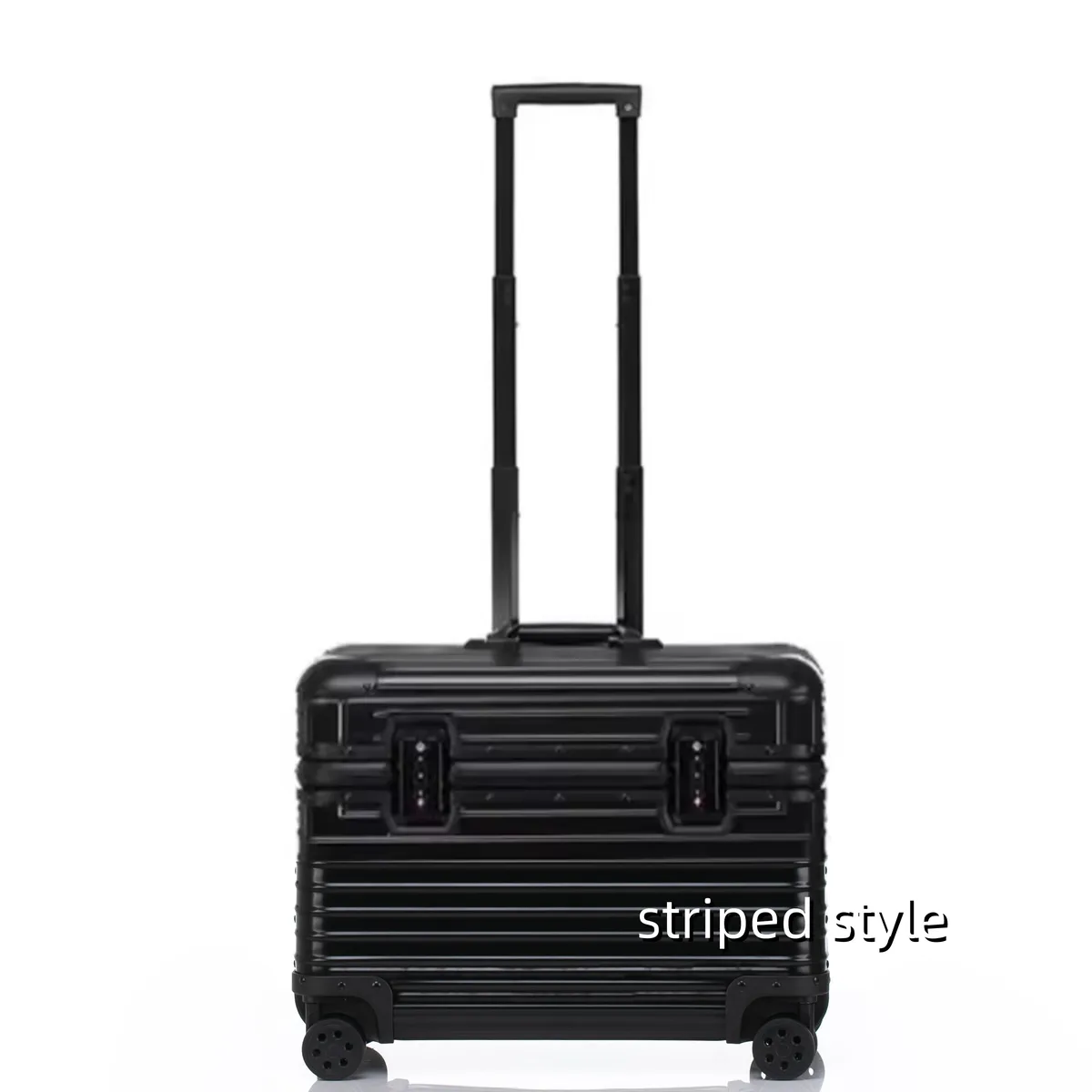 valise à ouverture supérieure en alliage aluminium-magnésium, boîte à outils pour photographe, bagage de voyage à roulettes avec serrure tsa 18/20/22 pouces