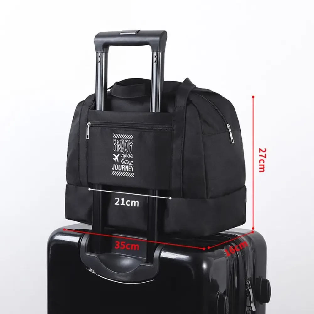 sac de voyage pour femmes de grande capacité, léger, sac de natation, sac de sport et de yoga, sac à main avec large bandoulière, sac de transport extérieur pour articles secs et humides.