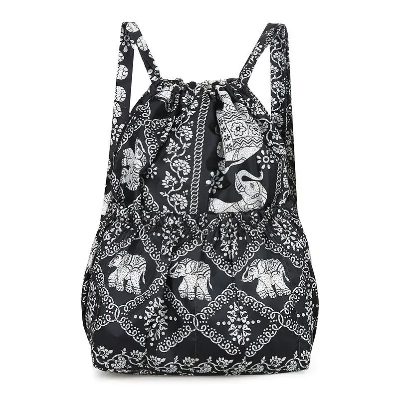 sac à dos en nylon de grande capacité pour femme, poche groupée, sac de sport de plein air, maman