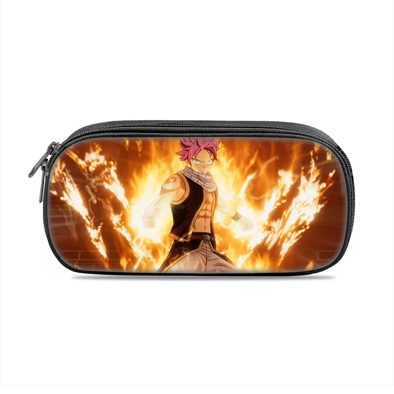 fairy tail – trousse à stylos imprimée de dessins animés, pour étudiants, garçons et filles, nouvelle collection légère, petite, grande capacité, polyvalente