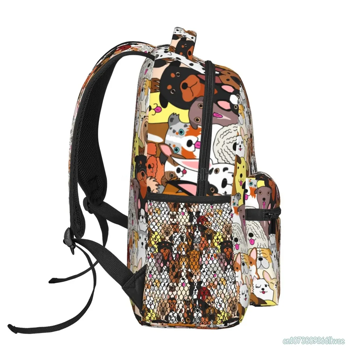 sac à dos de chien de dessin animé mignon, cartable drôle, sacs à dos d'école, sac pour ordinateur portable léger, voyage, randonnée, sac à dos étanche