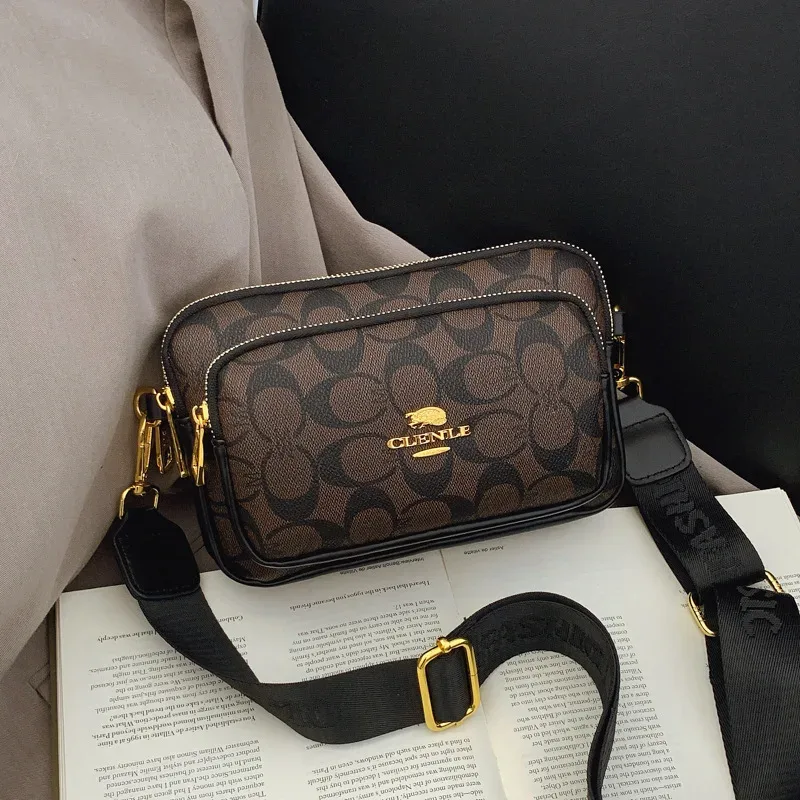 sac bandoulière à motif circulaire original : luxe rétro, tissu durable, sangle réglable. idéal pour un usage quotidien/professionnel/sociale.