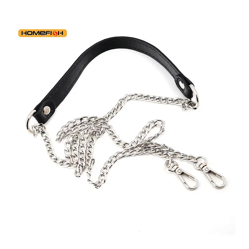 chaîne de remplacement en métal pour sac de 120 cm, bandoulière en cuir pu pour accessoires de sac à main et sac bandoulière diy