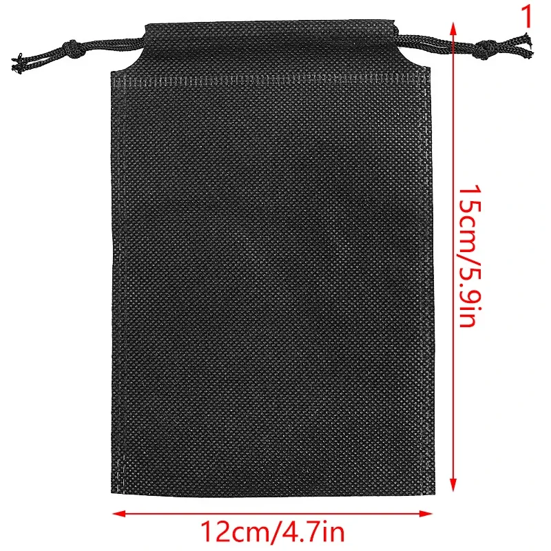 sac de rangement à cordon noir, 1 pièce, housses anti-poussière pour chaussures, pochette de voyage non tissée anti-poussière, sacs à chaussures, protection des chaussures de séchage