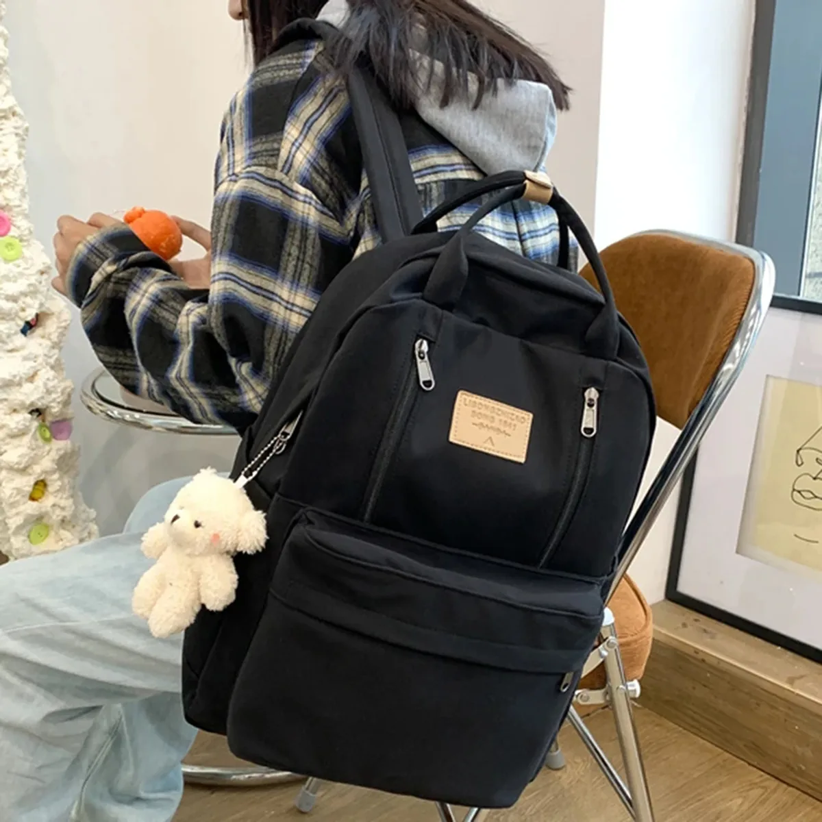 diehe-sac à dos étanche solide pour jeunes filles, sac à dos pour adolescentes, sac initié à l'école, haute qualité, document pour femme