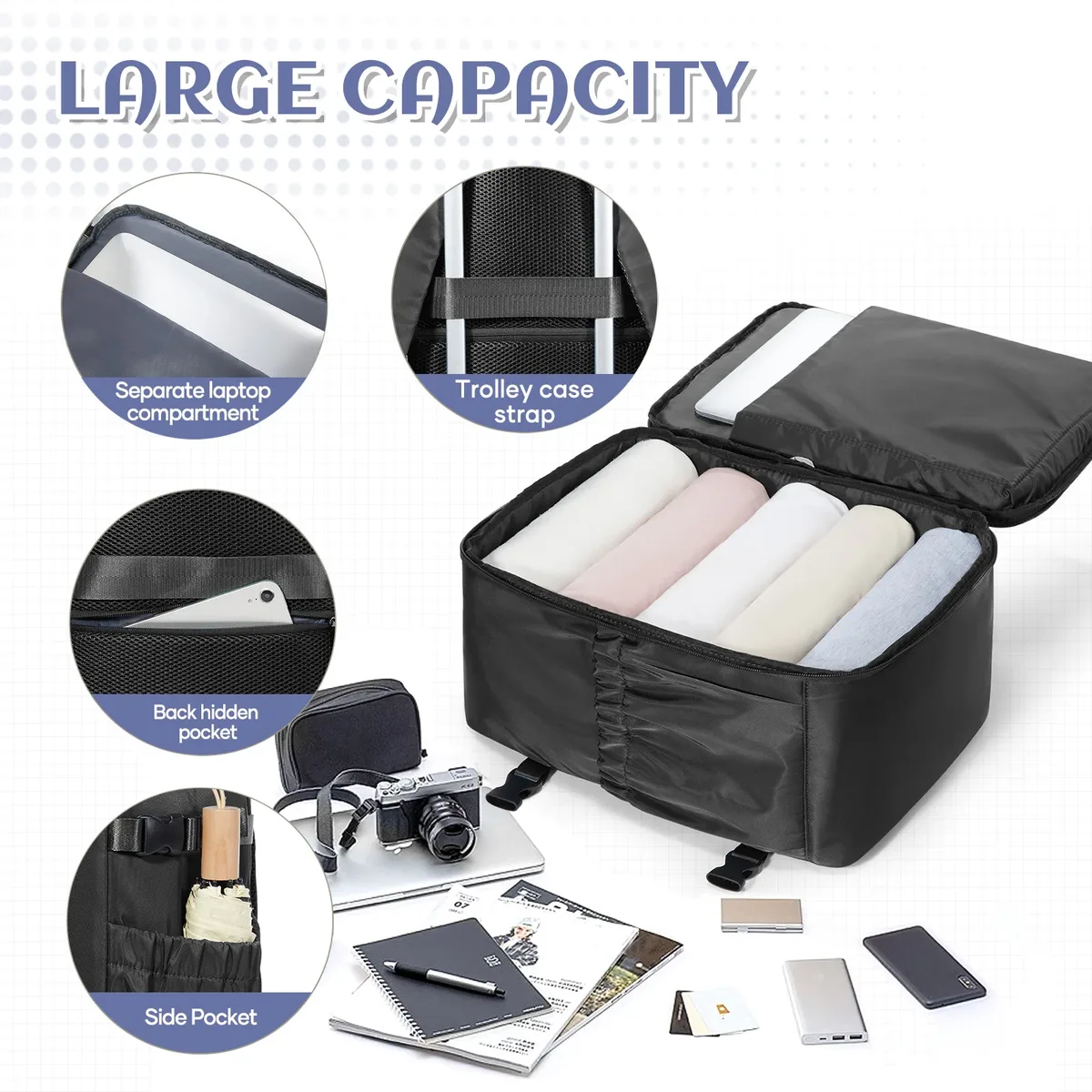 sacs de cabine ryanair 40x30x20, sac à dos de voyage sous siège, sac à dos professionnel, sac à dos décontracté pour l'extérieur, sac à dos pour ordinateur portable pour homme