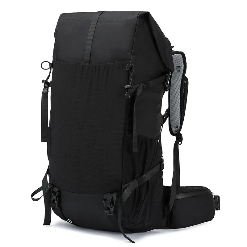 sac à dos de randonnée royal mountain 40l en tissu x-pac avec support de cadre pour la randonnée, l'alpinisme et les voyages de courte durée en extérieur