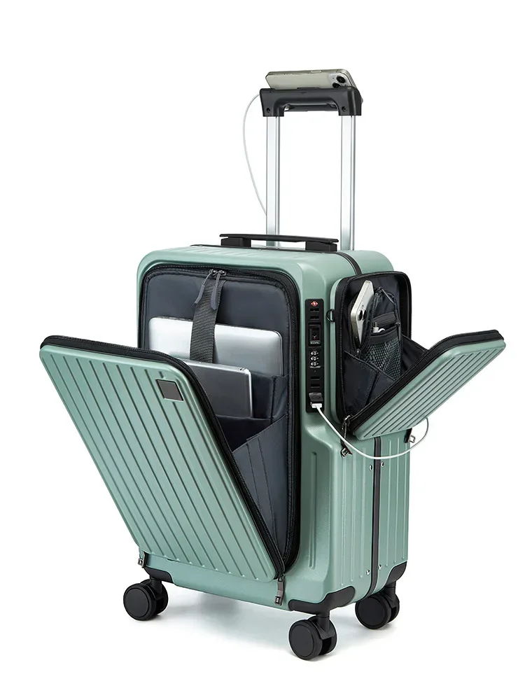 valise polyvalente roues toupies poignée supérieure compartiments intérieurs sac détachable noire grise voyage business week end