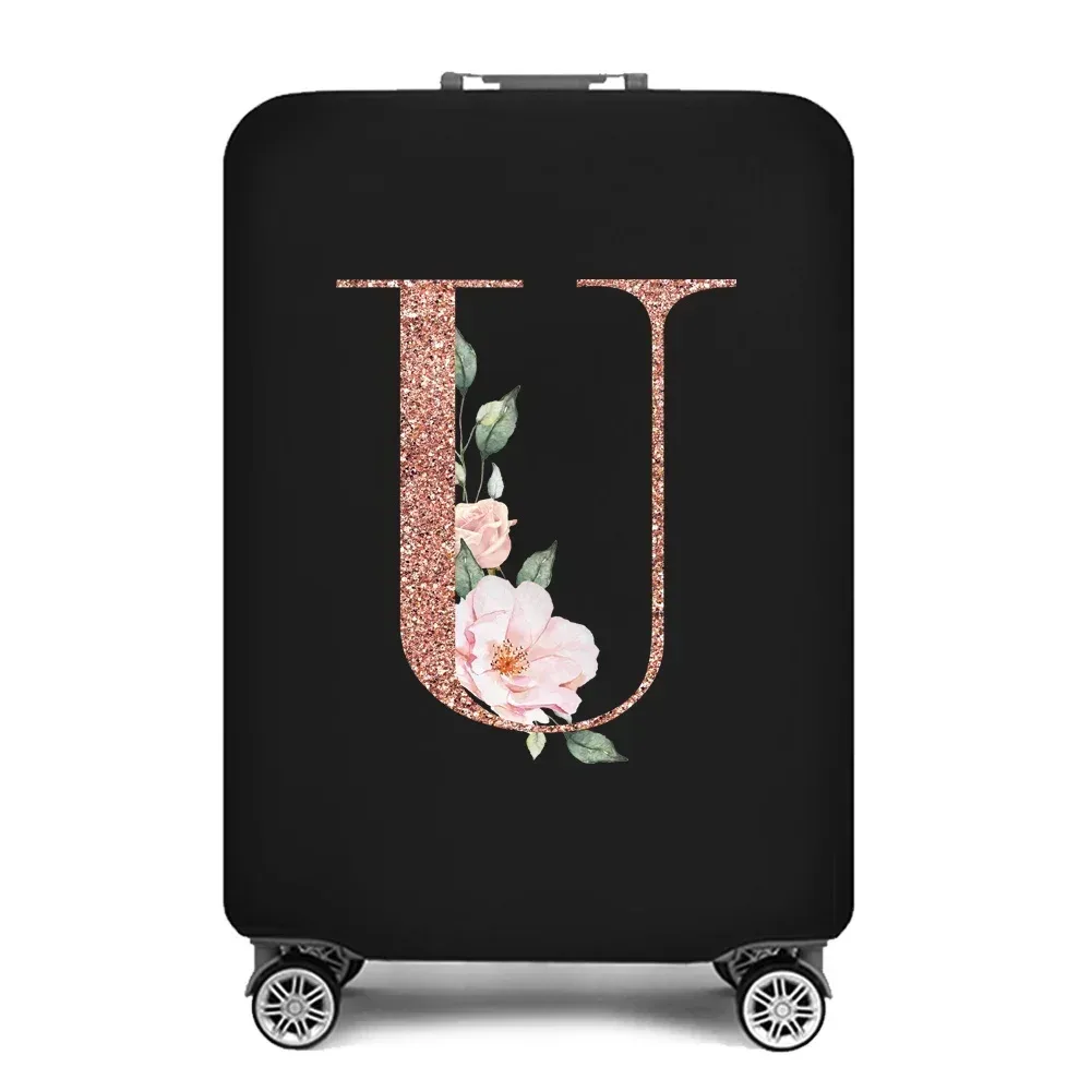 housses de protection pour bagages extensibles 18-32, housse de protection pour valise de voyage, série or rose, housses anti-poussière, organisateur de voyage