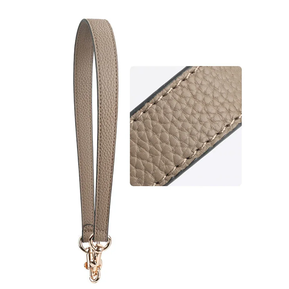 sangle de sac de conception de marque pour sac fourre-tout sous les bras, sacs à main, sangle de sac initiée par la poignée, sangle en cuir vachetta, accessoires de sac