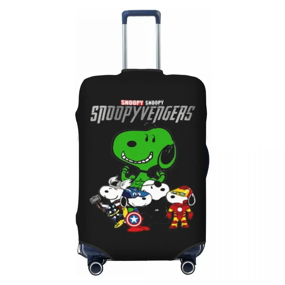 housse de bagage lavable anti-rayures, imprimé chiens mignons, convient aux valises de 18 à 32 pouces, élastique, durable, anti-poussière, pour les voyages en plein air