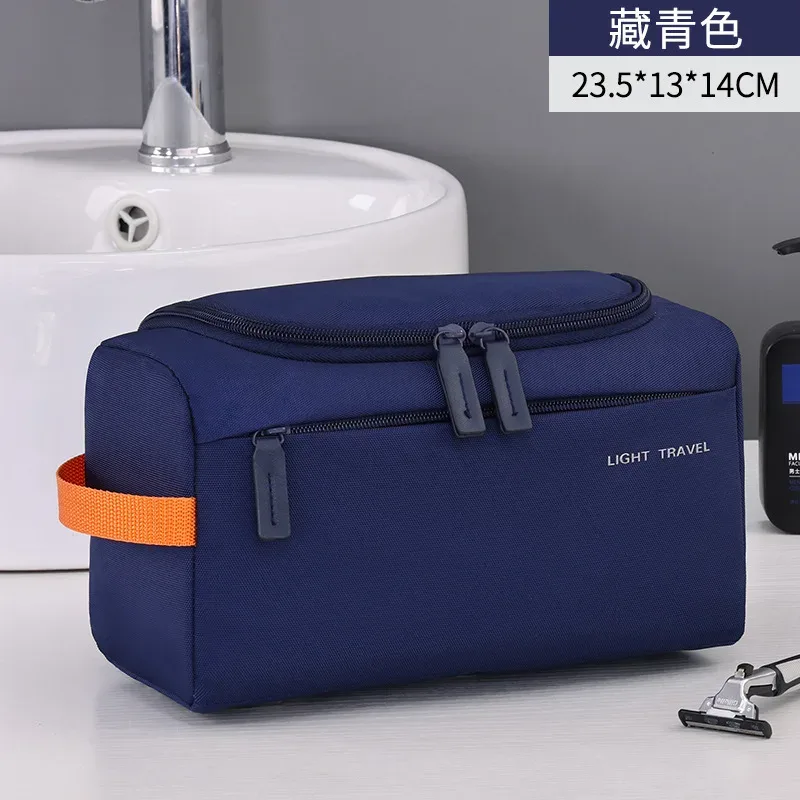 nouvelle trousse de toilette portable, sac de rangement multifonctionnel de grande capacité, trousse de maquillage pour homme, organiseur de cosmétiques, indispensable pour les voyages
