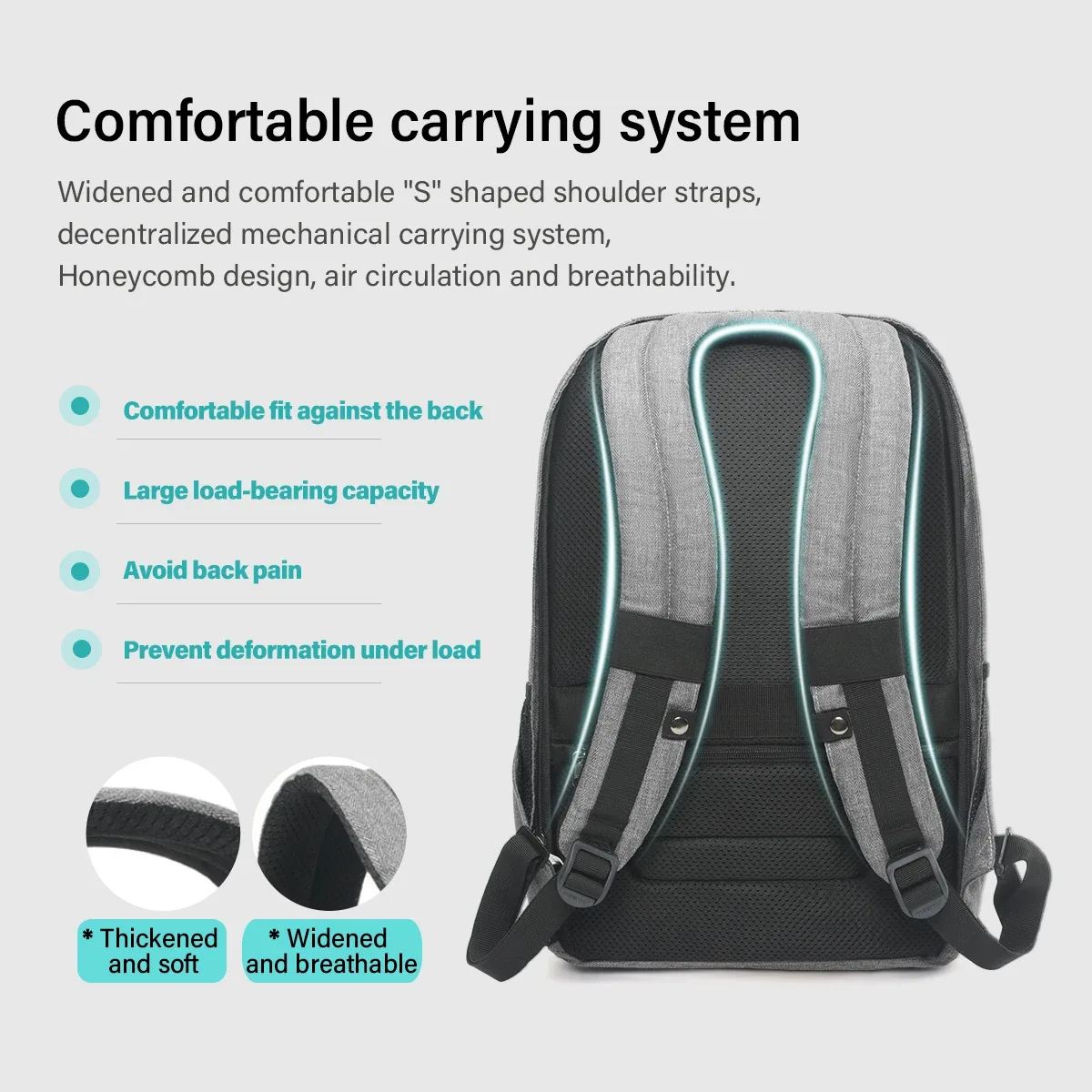 tigernu hommes anti-vol sac à dos 15.6 pouces sac à dos pour ordinateur portable sacs avec port usb sacs de voyage mâle mochila cartables décontractés sac à dos