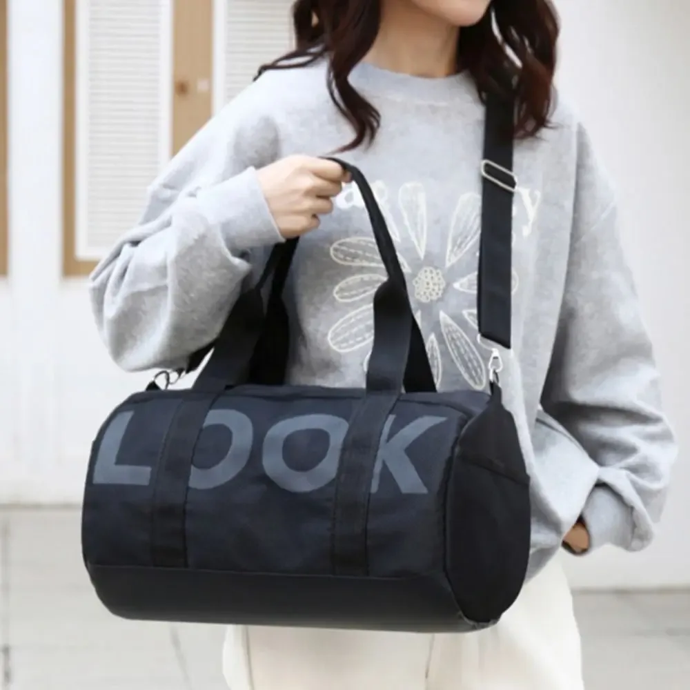 sac de voyage décontracté en nylon, grande capacité, motif look, sac à main de sport, robuste, imperméable, sac à bandoulière pour homme et femme