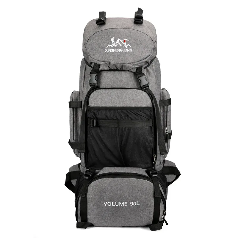 grand sac de voyage 90l, sac à dos de camping, randonnée, armée, escalade, alpinisme, sac de sport, sac à dos à bandoulière en plein air pour hommes et femmes