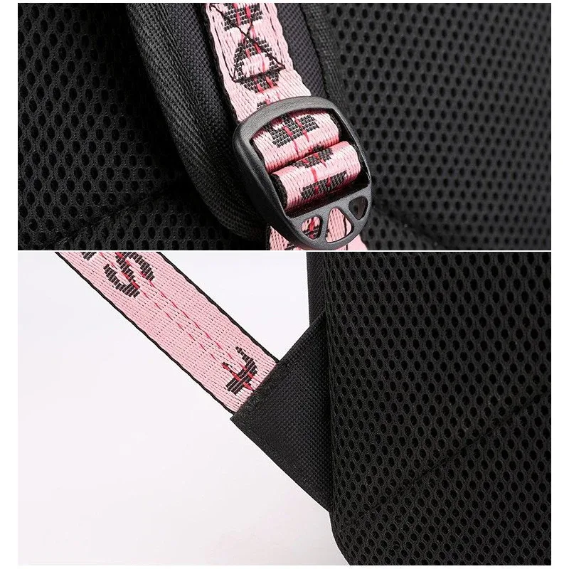 sac à dos scolaire pour étudiants, tendance, sac à dos de voyage, chargeur usb, sac pour ordinateur portable, sacs d'école noirs pour adolescents