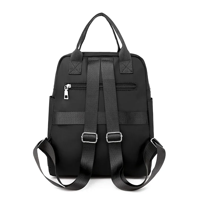 femmes sac à dos voyage décontracté imperméable oxford sacs à bandoulière femme grande capacité sac à main sac à dos noir sac à main école pack