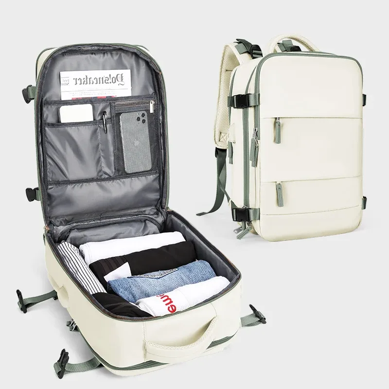 grand sac à dos de voyage pour hommes, sac à dos étanche pour ordinateur portable approuvé par le vol de la compagnie aérienne, sac à dos de transport antivol, sac à dos de randonnée