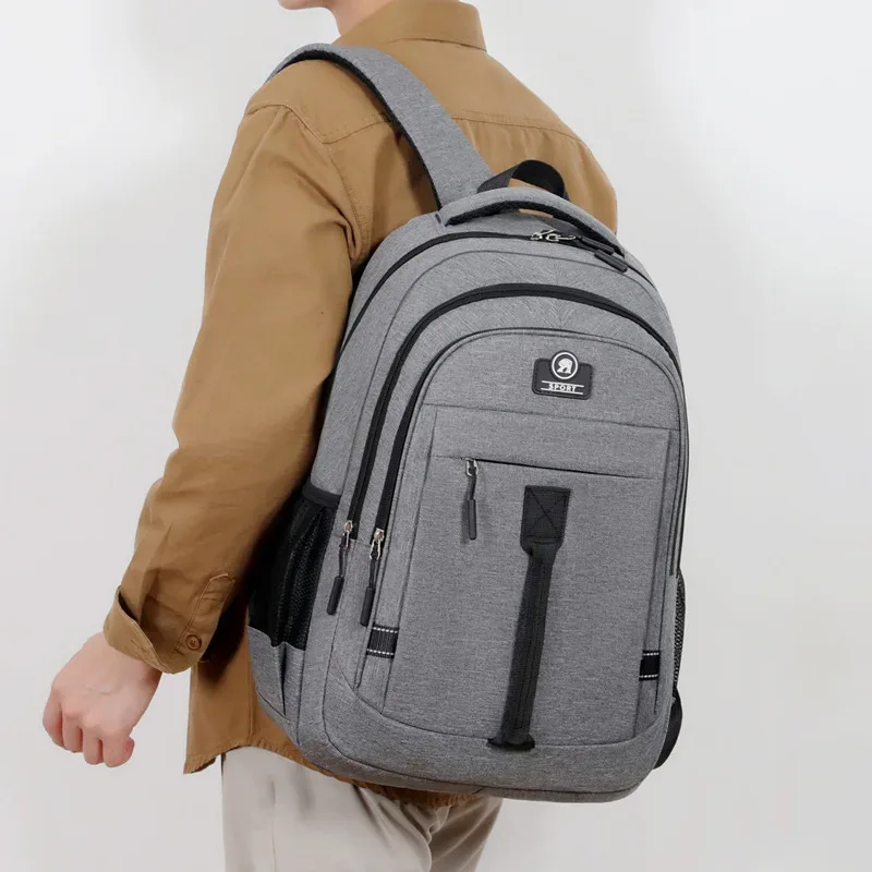sac à dos pour hommes, sac d'ordinateur de grande capacité, voyage, mode décontracté, affaires, université, lycée, double épaule