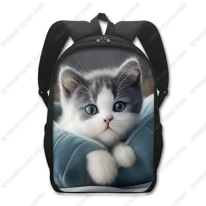 sac à dos chat mignon chat persan/siamese, sacs d'école pour enfants pour adolescents, chat britannique écossais, sacs à dos pour ordinateur portable, sac de livre chaton