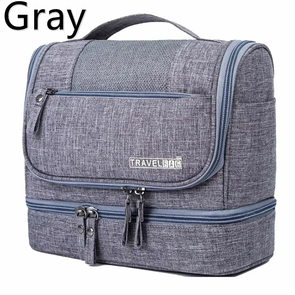 sac de maquillage suspendu pour hommes et femmes, organisateur de voyage oxford, sacs à cosmétiques, trousse de maquillage nécessaire, trousse de toilette de lavage