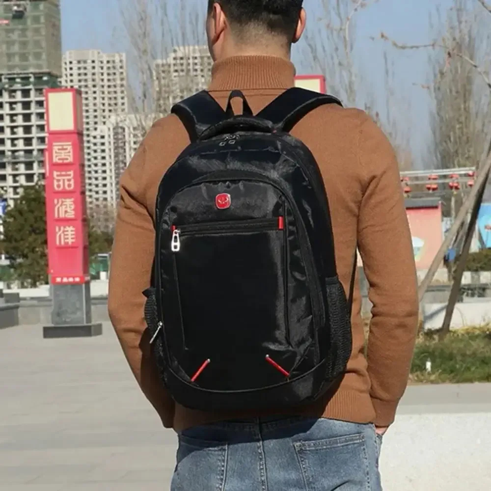 sac à dos d'école de grande capacité pour étudiant, sacoche décontractée, solide, pour documents, oxford, pour homme, multifonctionnel, simple, nouvelle collection