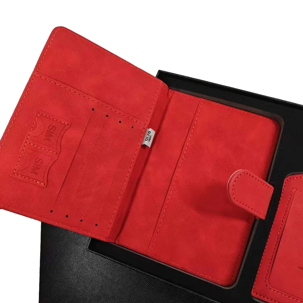 porte-passeport personnalisé, étiquette de bagage, boîte cadeau, accessoires de voyage tendance diy, vente en gros, gravure de logo, portefeuille de voyage
