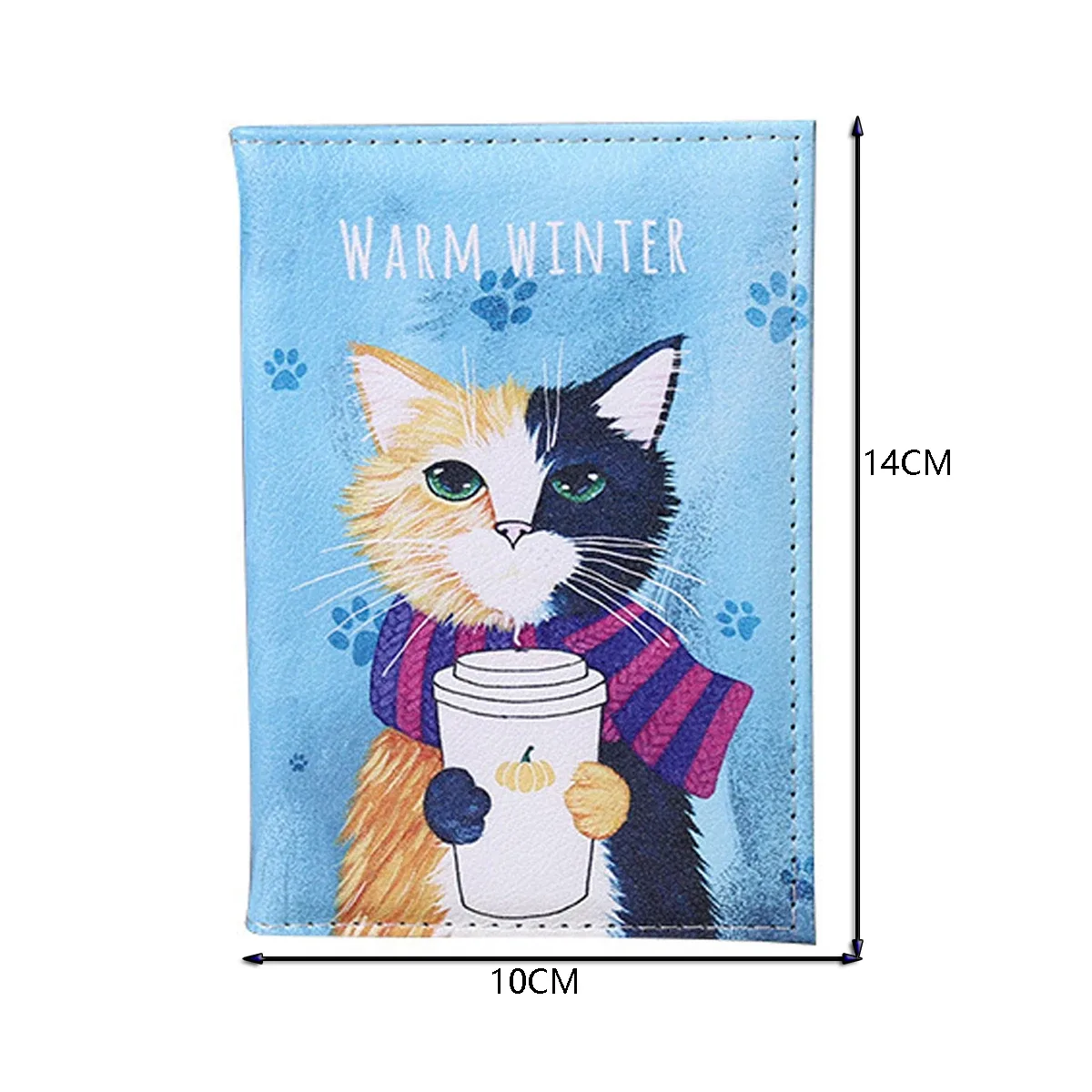 housse protection ordinateur tablette imprimée animaux chats saisons bleu voyage documents billets aériens accessoires