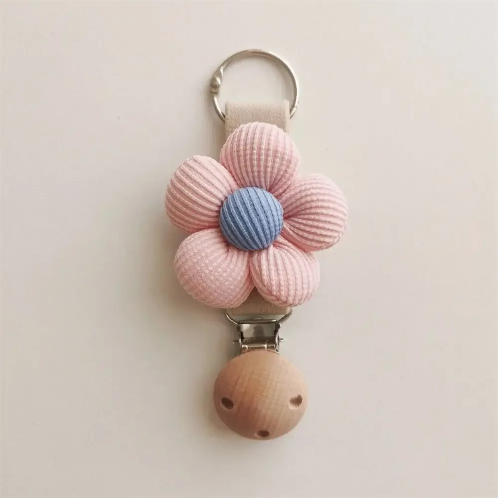 clip de chapeau à fleurs en coton anti-perte, clip en bois suspendu sur le sac, porte-chapeau de voyage, organisateur gadget por