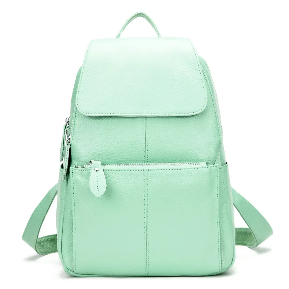 zency – sac à dos en cuir marron pour femmes, sac à dos de voyage de grande capacité de qualité supérieure a ++ pour femmes, pour les navetteuses