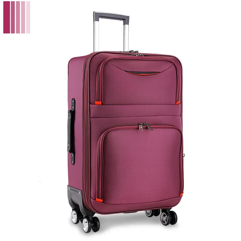 valise pc noir gris rouges roulettes toupie compartiment frontal poignées latérale supérieure grande capacité bagages voyage