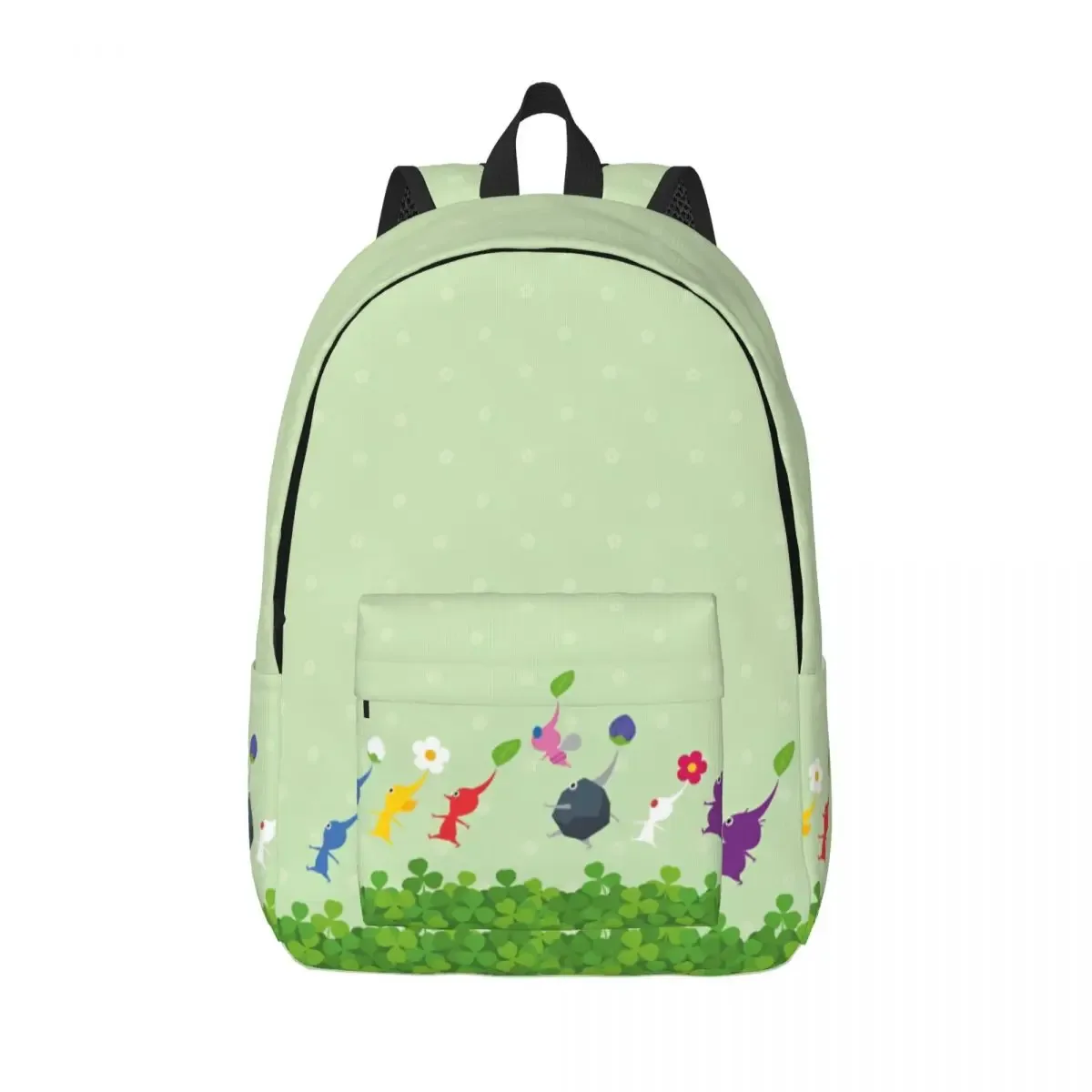 pikmins family sac à dos classique mignon et amusant, durable, pour lycée, jeu d'affaires, sac à dos anime pour hommes et femmes, sac à bandoulière universitaire