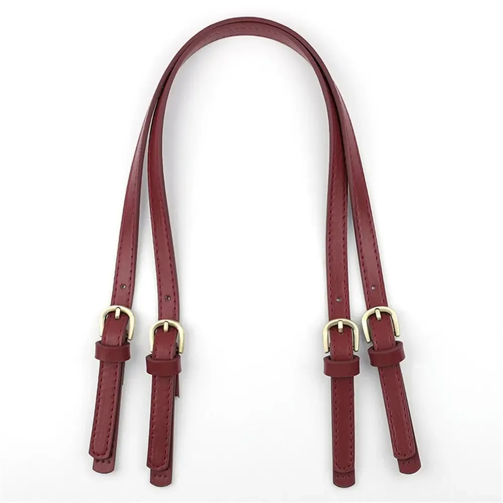 sangle de sac en cuir pu pour femme, poignées de sac à main amovibles, double structure, poignées de remplacement réglables, 65-71cm, accessoires de sac, 1pc
