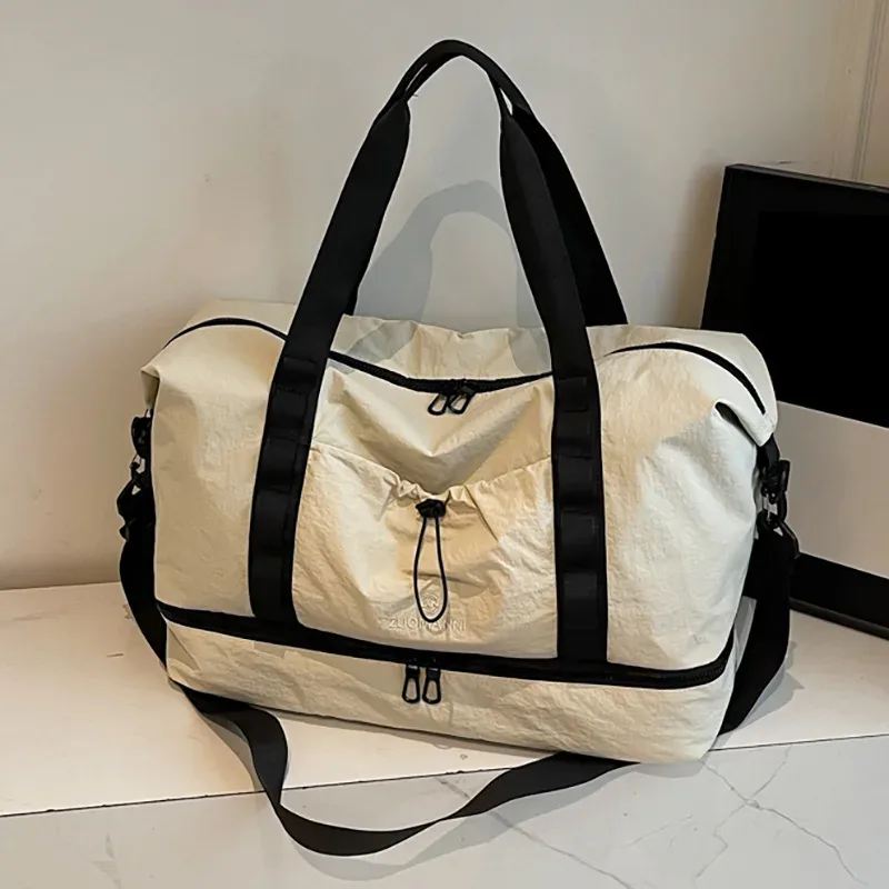 sac de voyage de grande capacité avec compartiment à chaussures indépendant, sacs de voyage adaptés au yoga, au sport, au rangement et aux week-ends